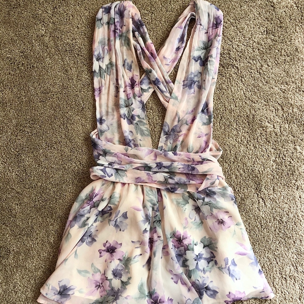 Cute floral romper